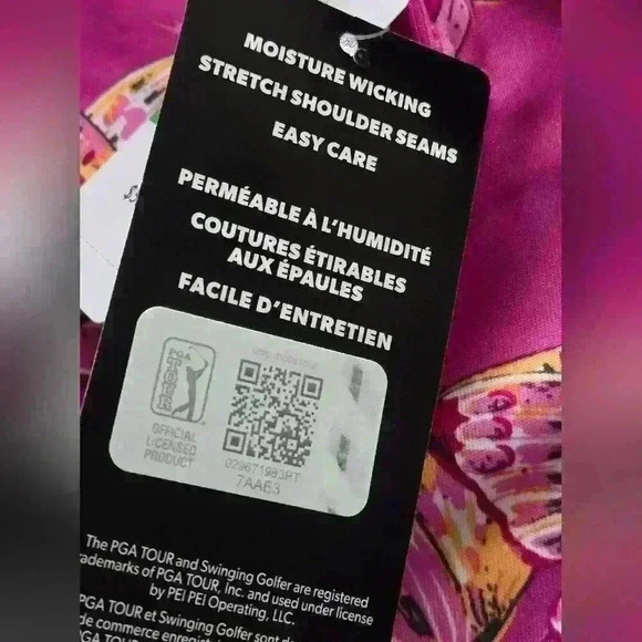 PGA TOUR pink tank top womens size large New With Tag - Picture 6 of 10